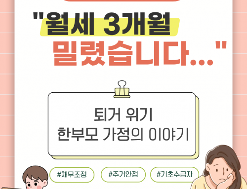 “월세 3개월 밀렸습니다…”